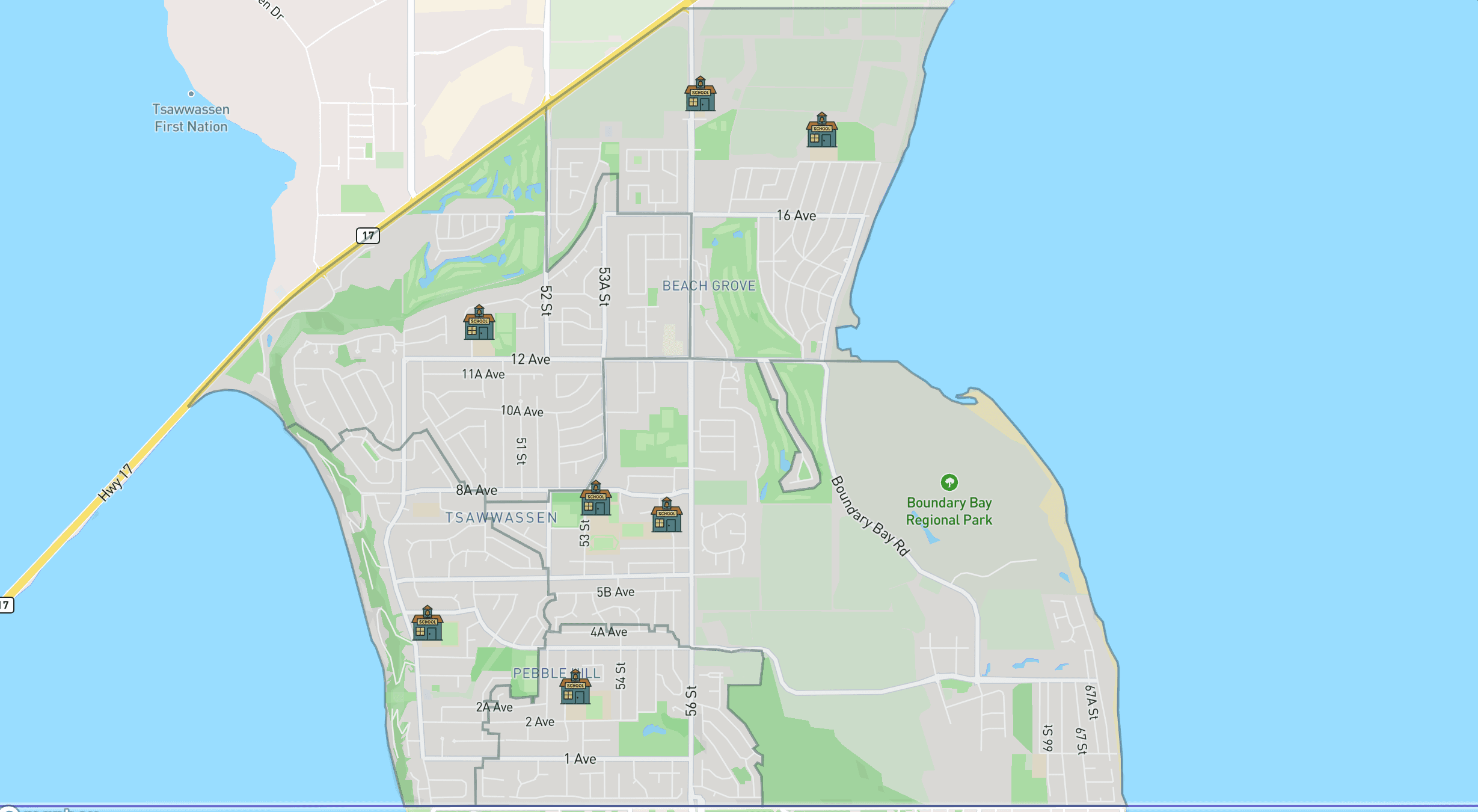 School Catchment Areas